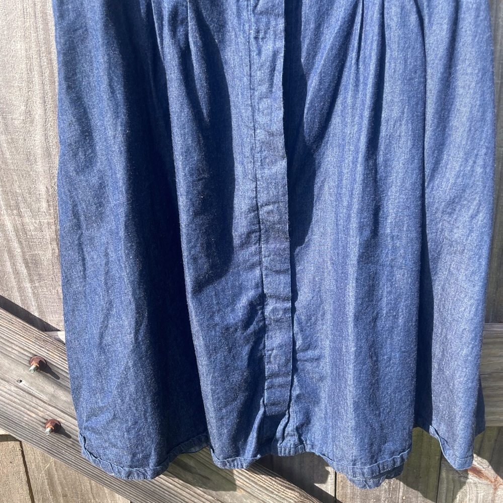 Millenium Sleeveless Denim Dress 100 percent cotton Size M - Picture 3 of 8